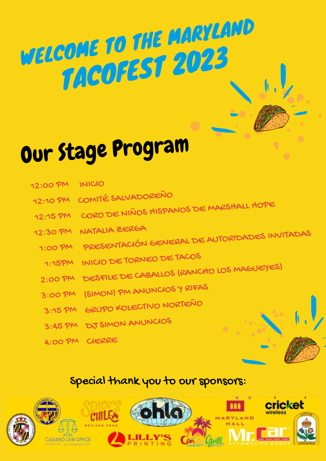 TacoFest-Day-Progran